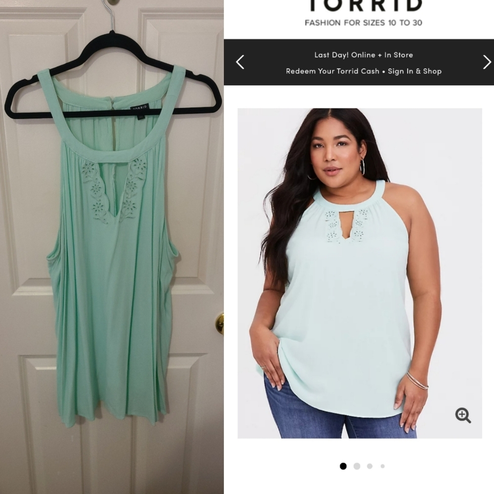 Turquoise cami